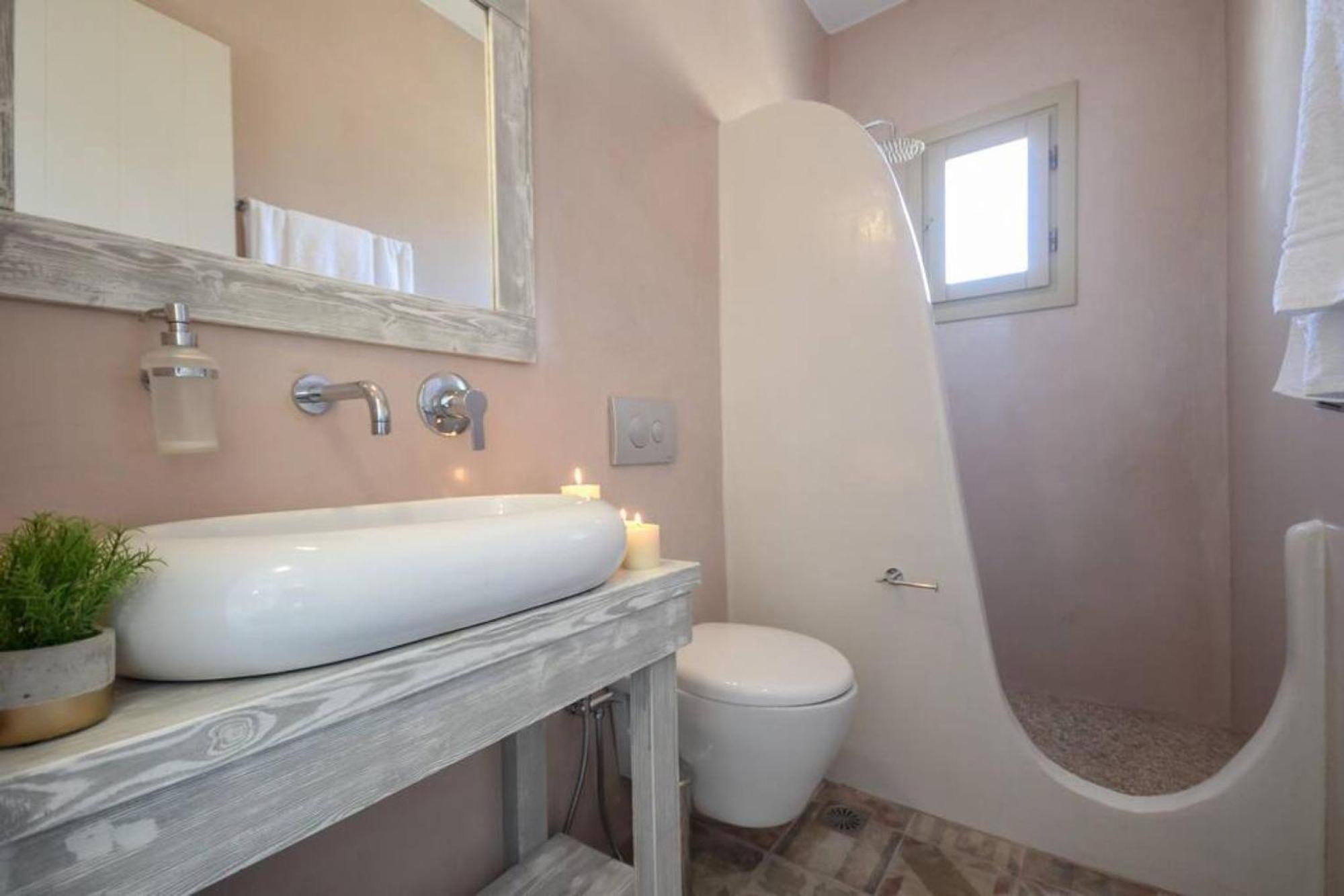 Villa Anthemion Naxos With Outdoor Jacuzzi Ano Sangrion Exterior photo